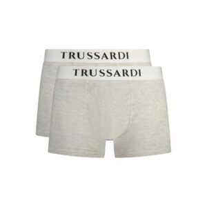 Trussardi "Gray Cotton Men's Boxer Short"