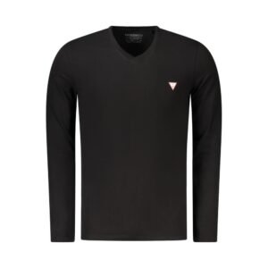 Guess Jeans Black Cotton Men T-Shirt