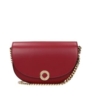 Burberry Red Leather Shoulder Bag